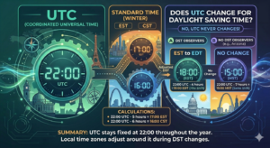 Does UTC Change for Daylight Saving Time