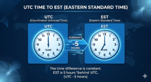 UTC Time to EST Converter Full Guide for 2026