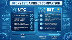 UTC vs EST Key Differences