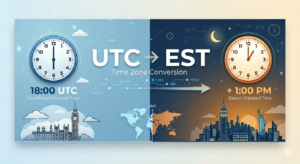 UTC EST Time Difference