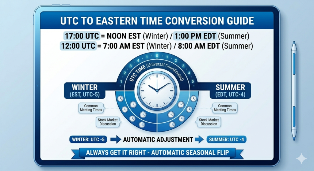 Converting UTC to Eastern Time