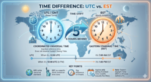 What’s The Time Difference Between UTC and EST?