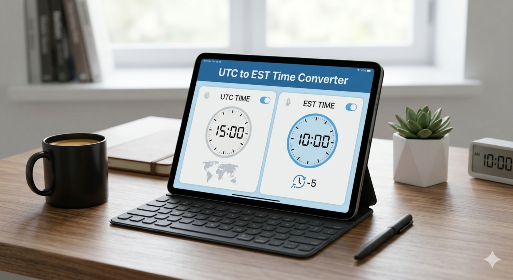 UTC Time to EST Converter
